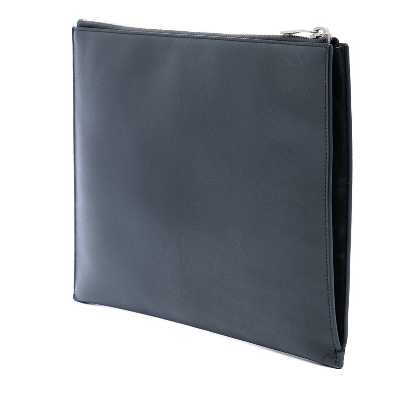 Saint Laurent Leather Monogram Ipad Case