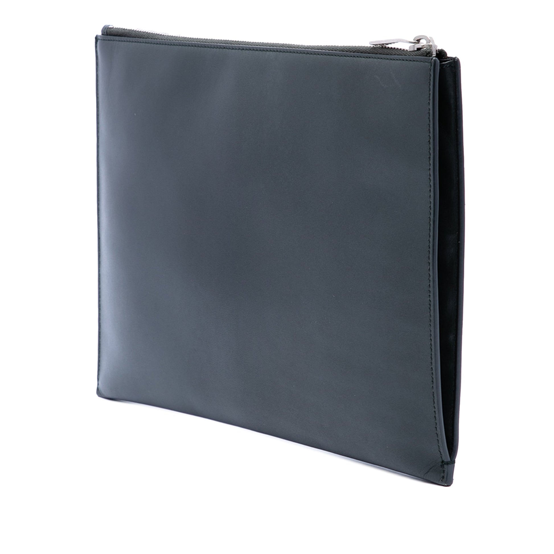 Saint Laurent Leather Monogram Ipad Case