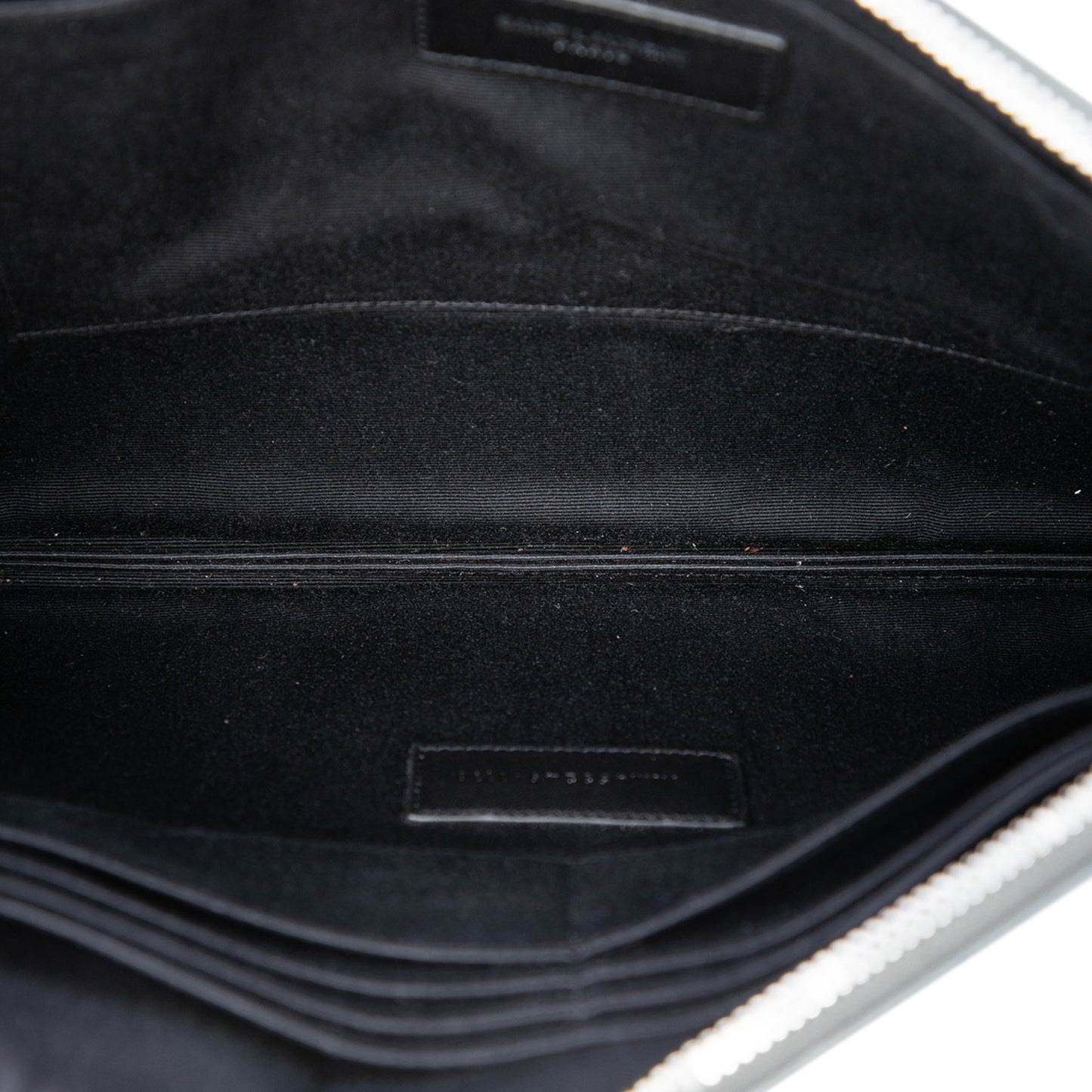 Saint Laurent Leather Monogram Ipad Case