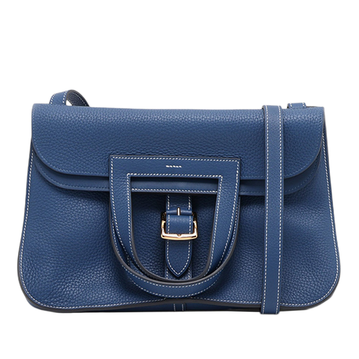 Hermès Clemence Halzan 31 — Blue