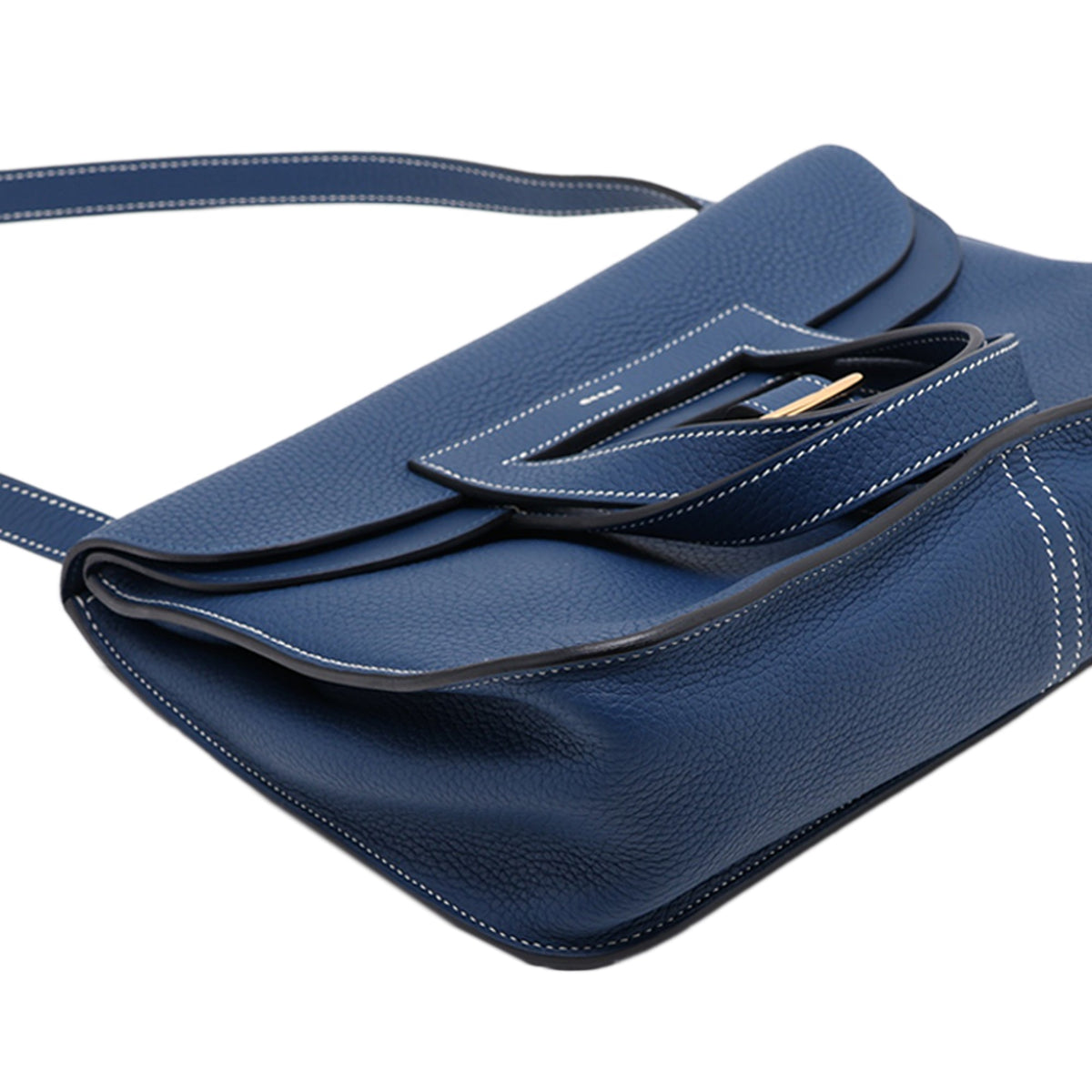 Hermès Clemence Halzan 31 — Blue