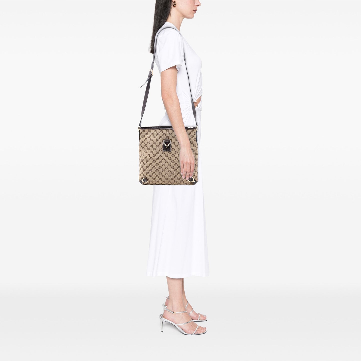 Gucci GG Canvas Abbey D Ring Crossbody