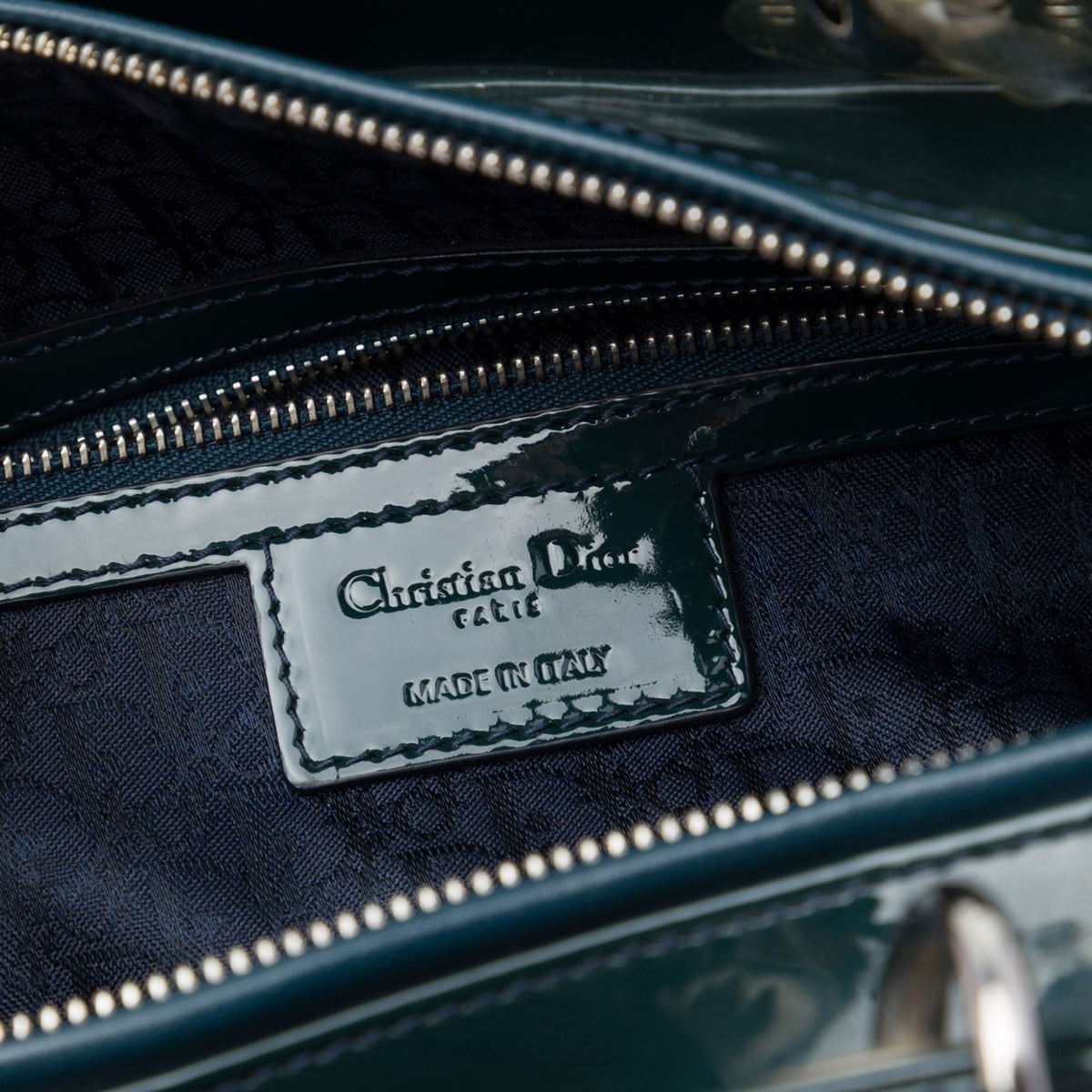 Dior Large Patent Cannage Lady Dior