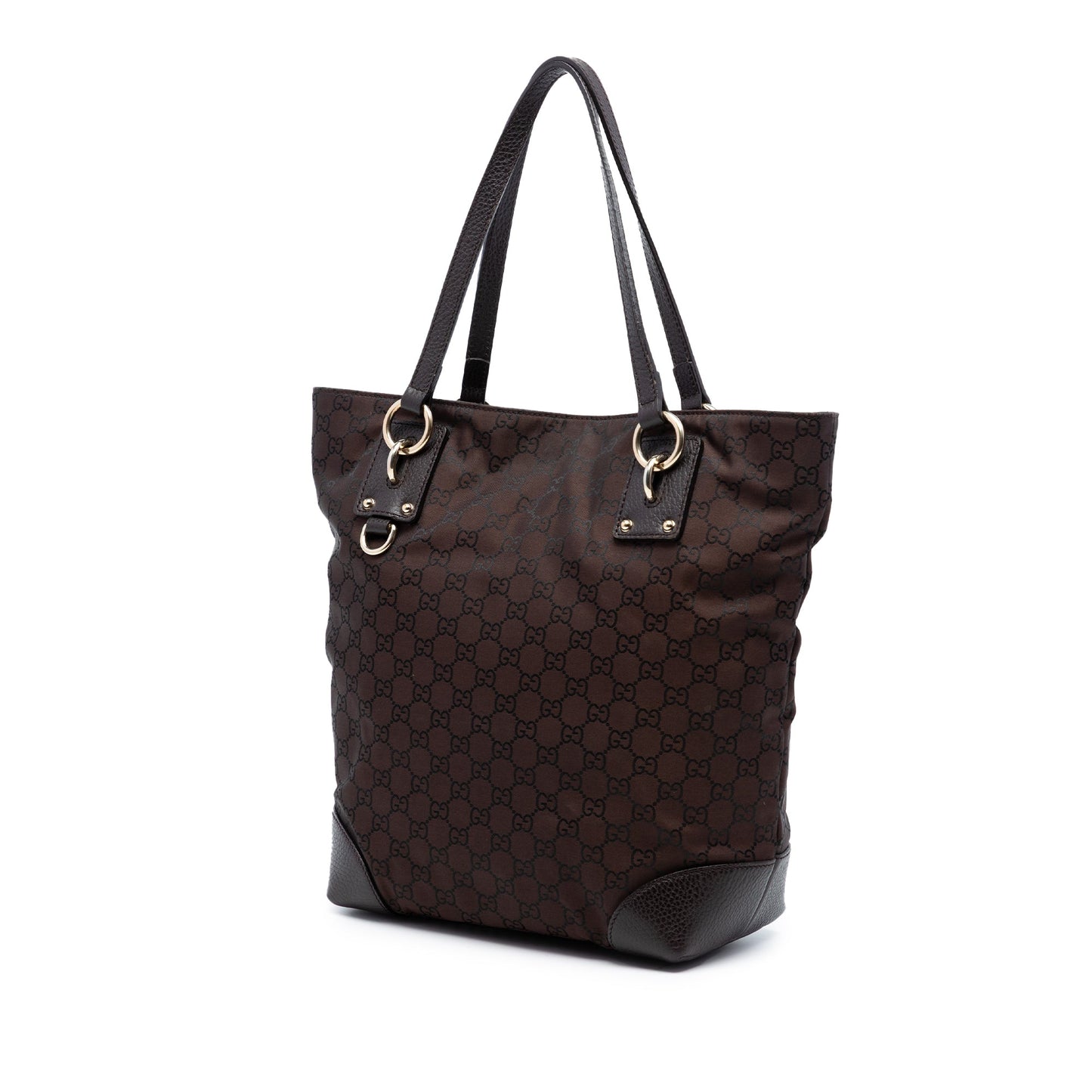 Gucci GG Nylon Vertical Charm Tote