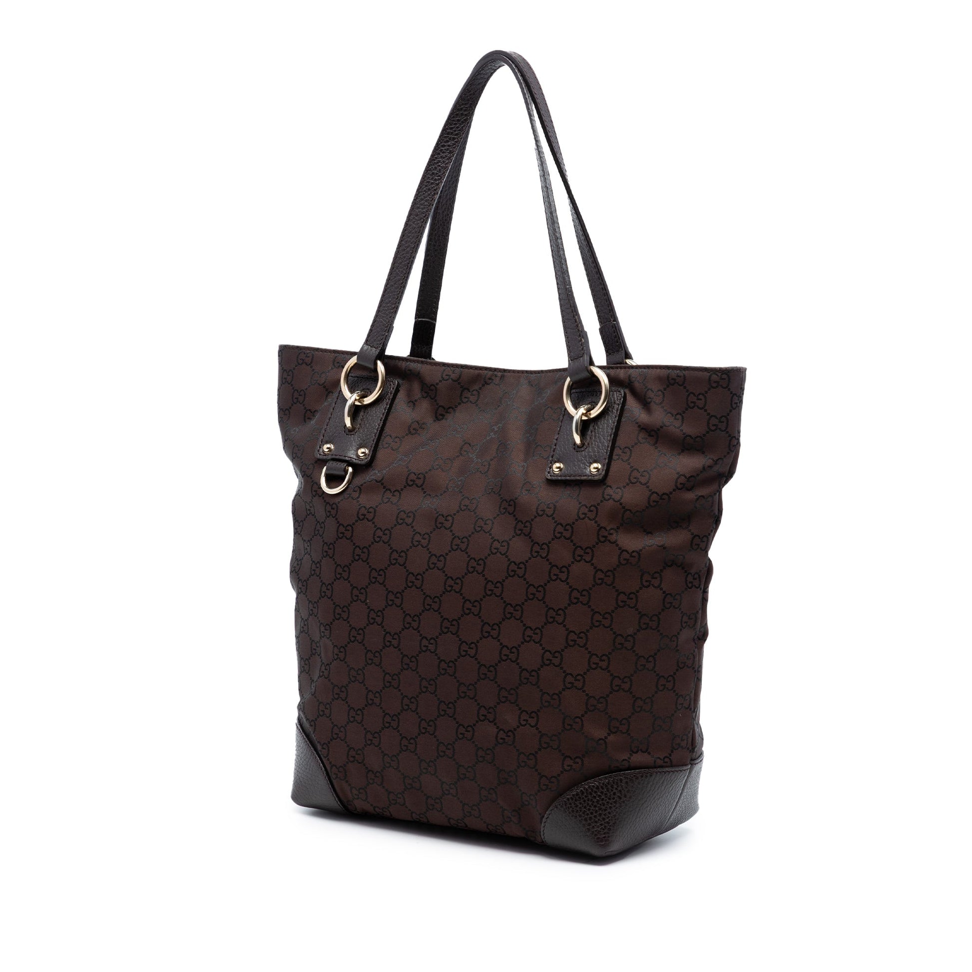 Gucci GG Nylon Vertical Charm Tote