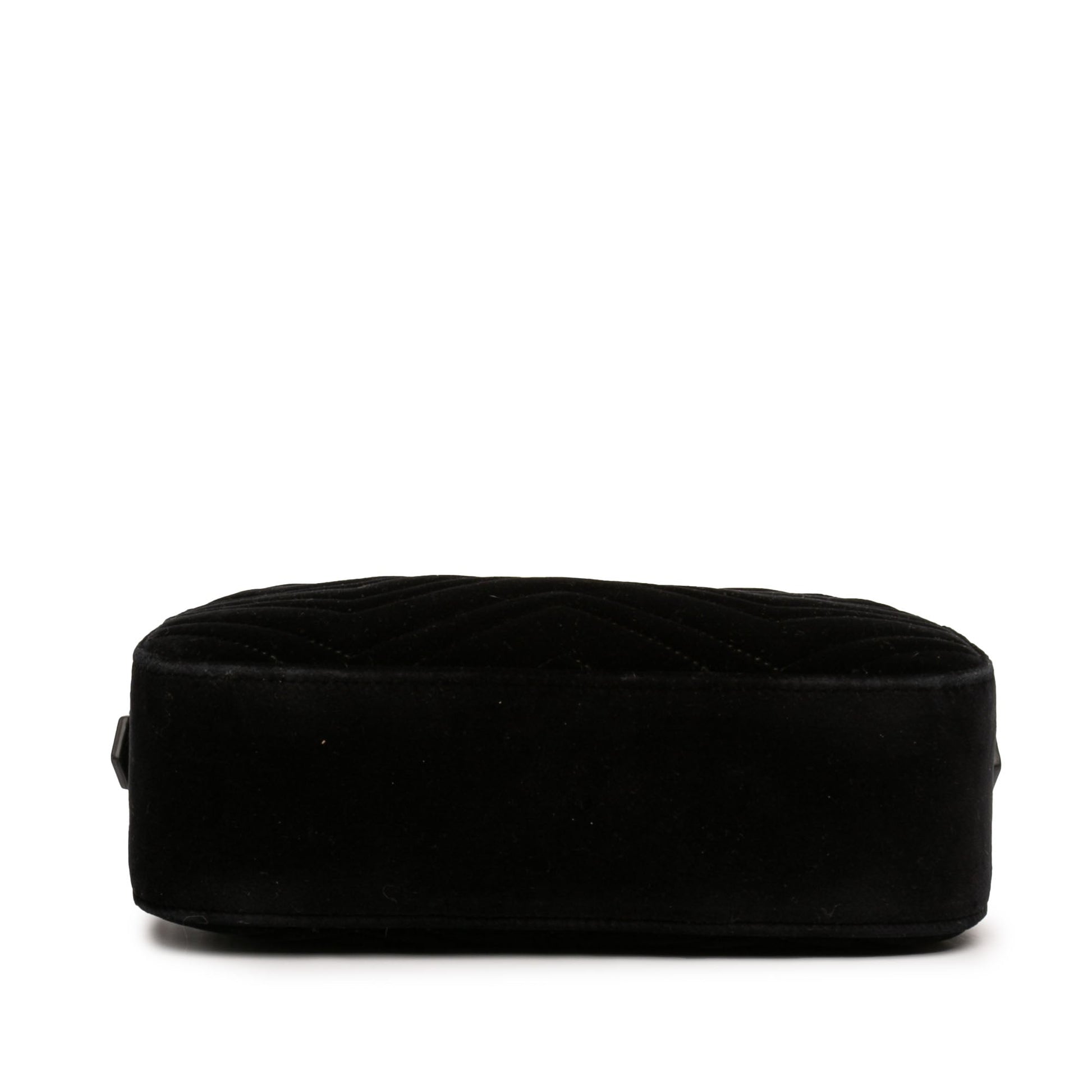 Gucci Small GG Marmont Matelasse Velvet Crossbody