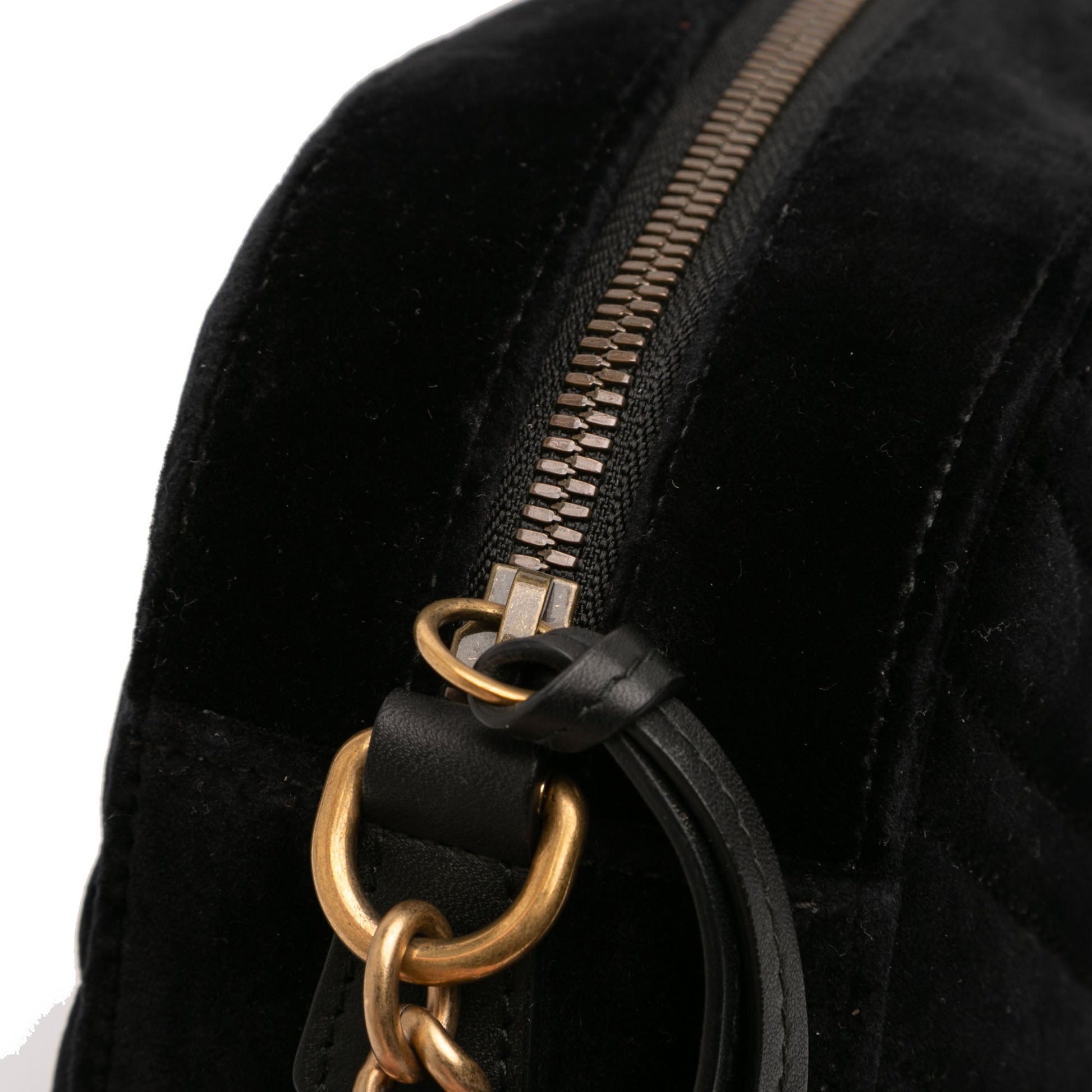 Gucci Small GG Marmont Matelasse Velvet Crossbody