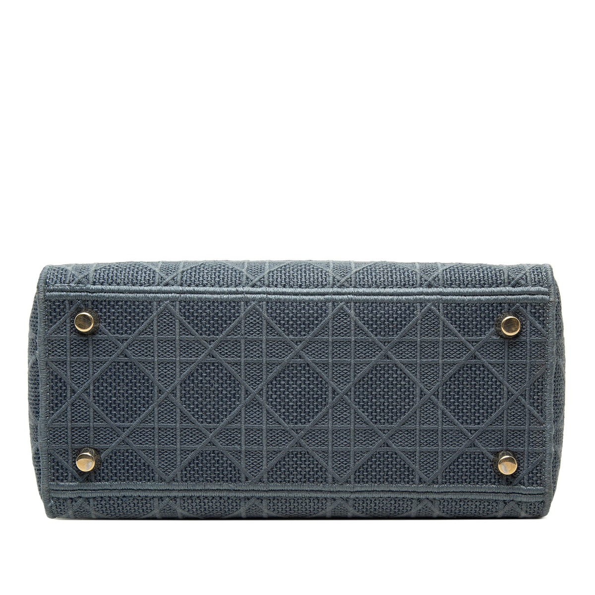 Dior Medium Embroidered Canvas Cannage Lady D Lite
