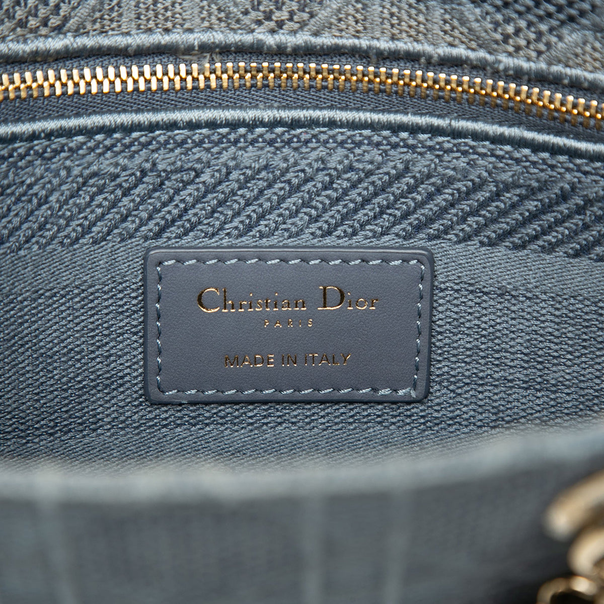 Dior Medium Embroidered Canvas Cannage Lady D Lite