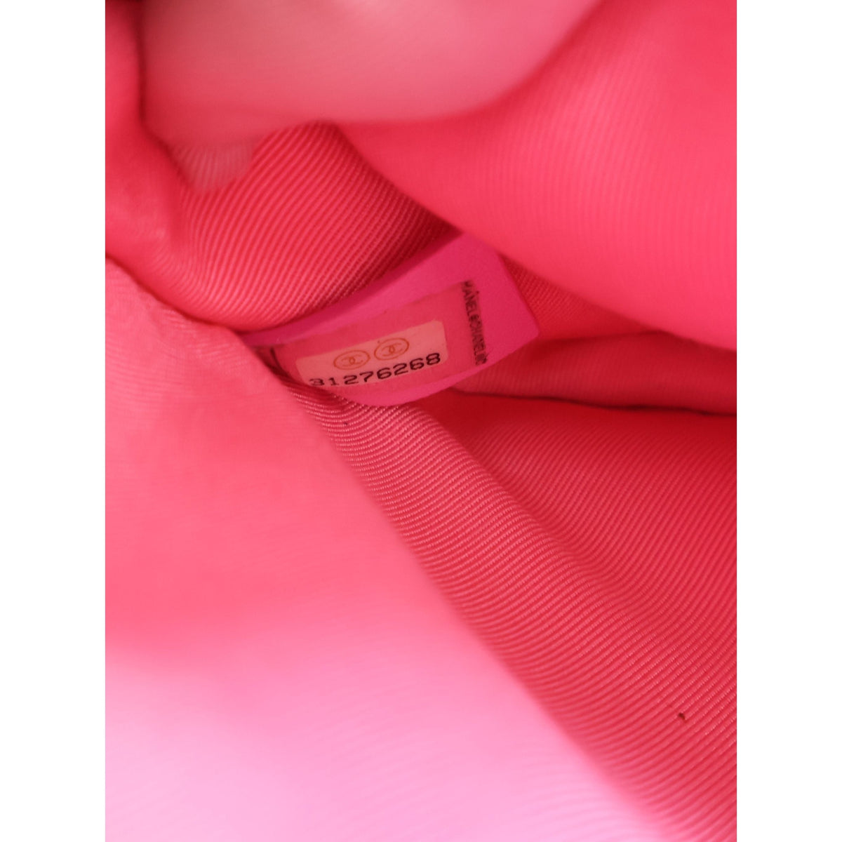 Chanel Small CC Quilted Denim Messenger Flap — Pink