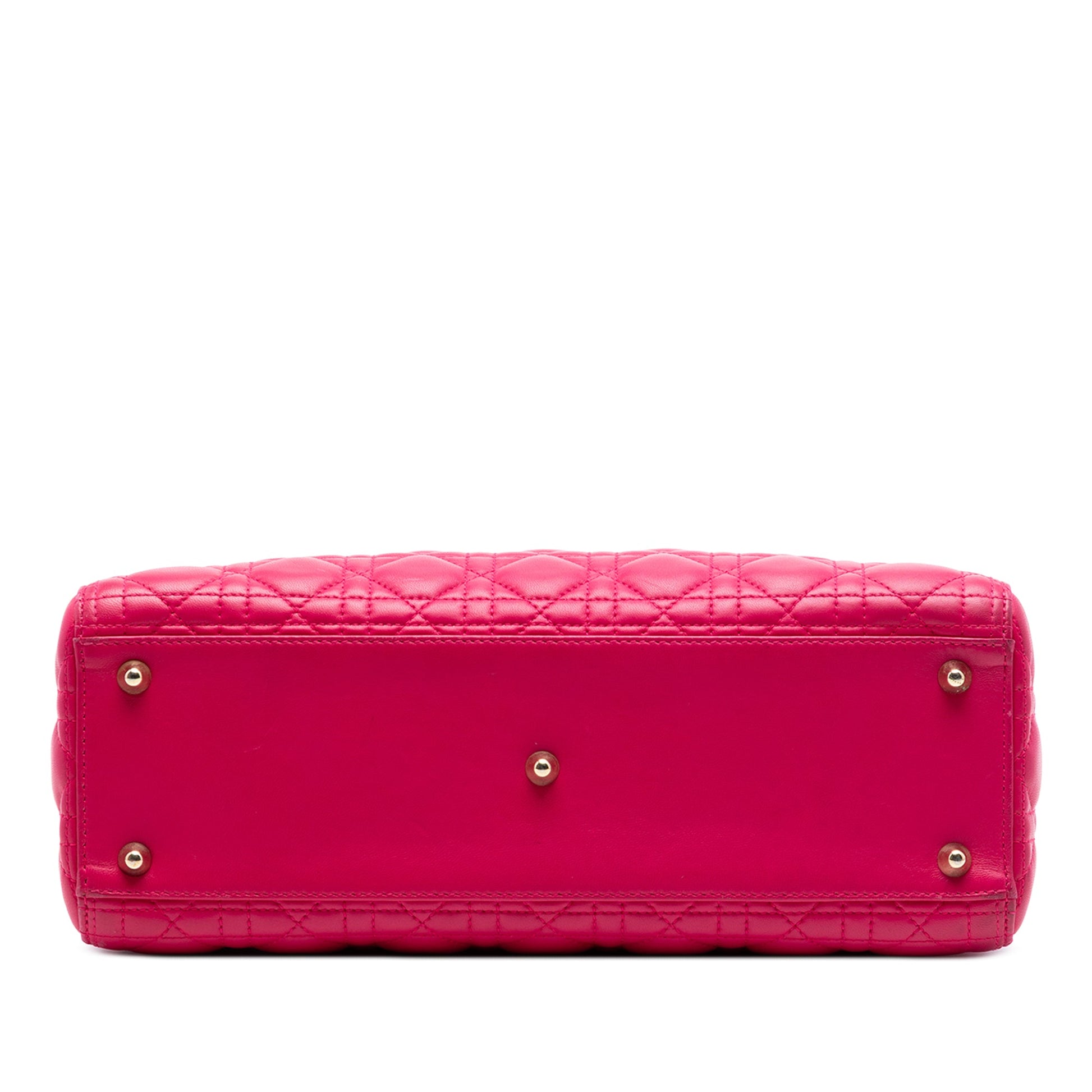 Dior Large Lambskin Cannage Lady Dior