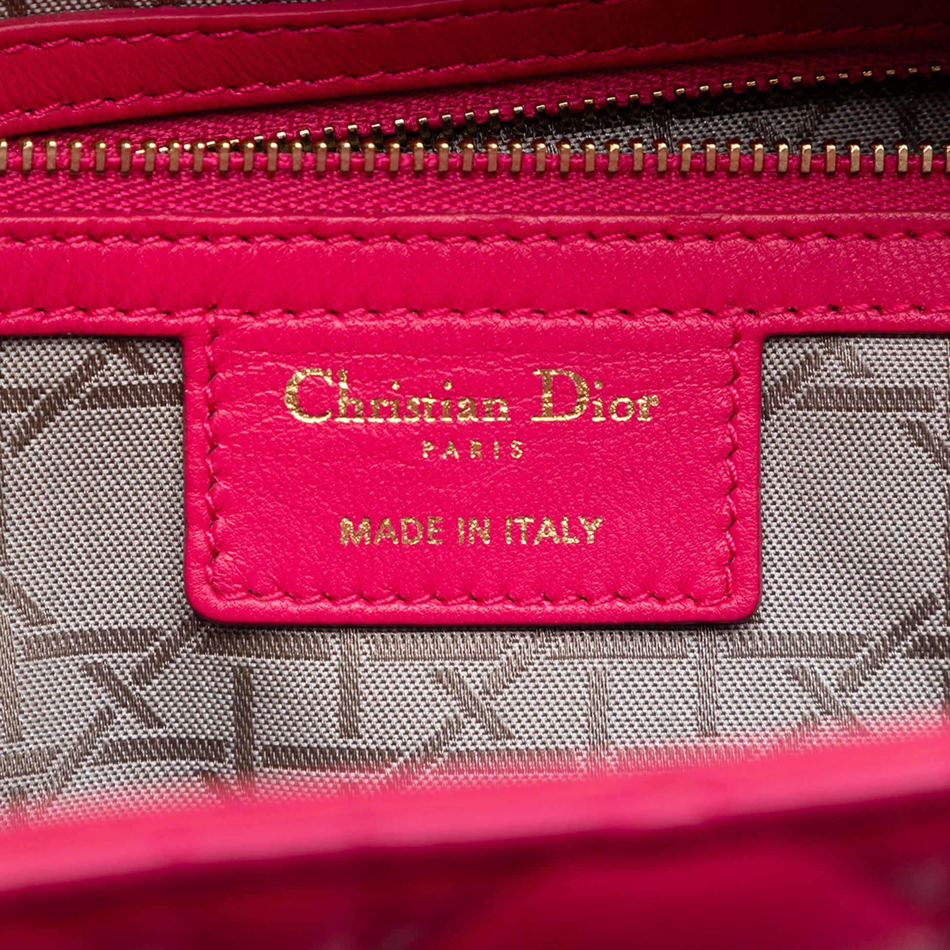 Dior Large Lambskin Cannage Lady Dior