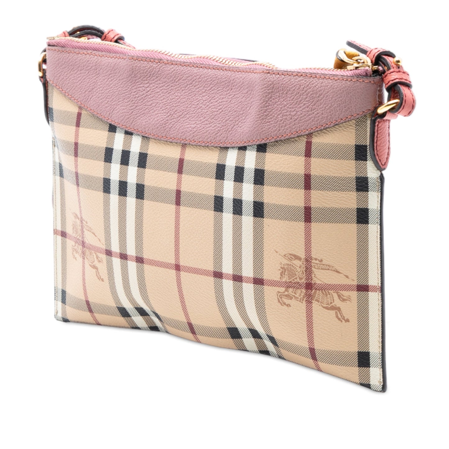 Burberry Haymarket Check Coated Canvas Peyton Crossbody