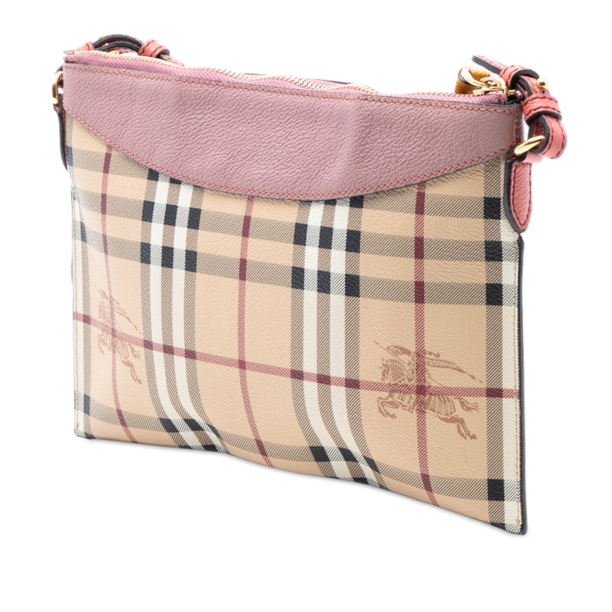 Burberry Haymarket Check Coated Canvas Peyton Crossbody