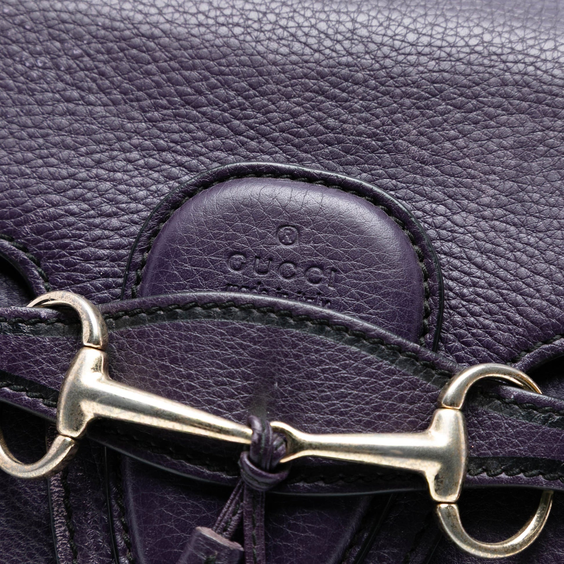 Gucci Large Leather Emily Shoulder Bag