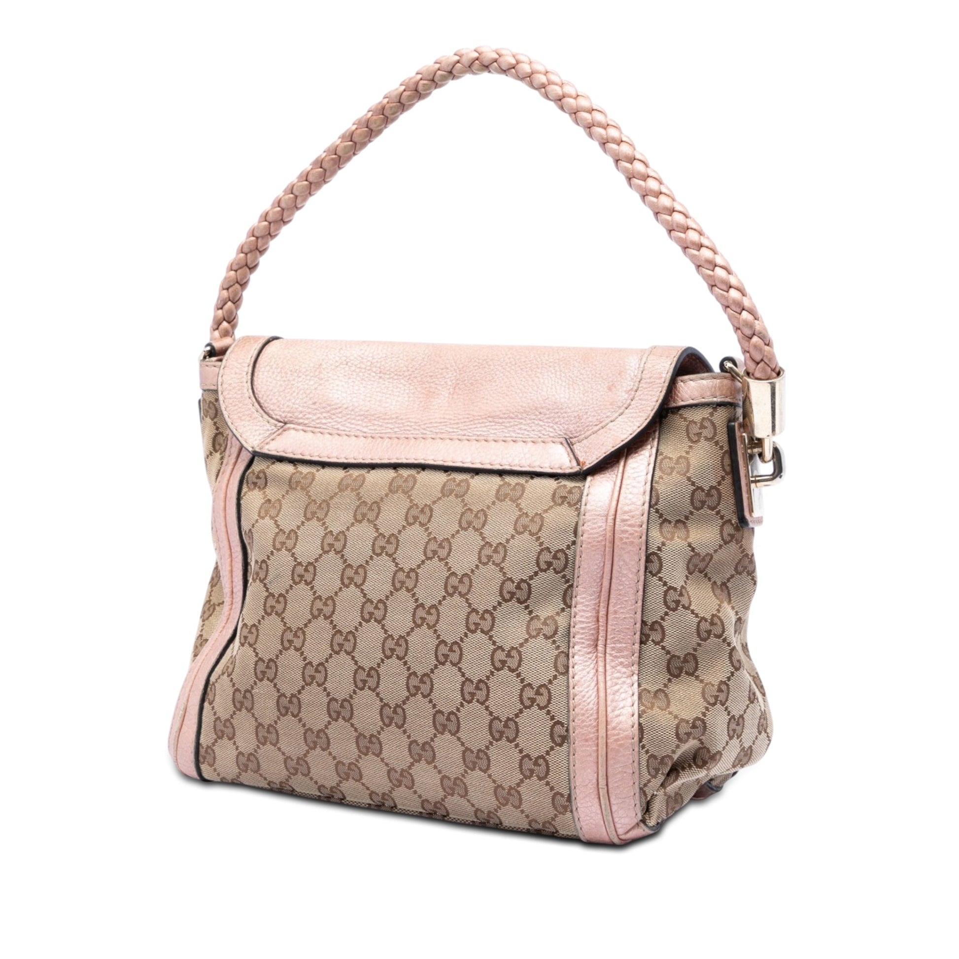 Gucci GG Canvas Bella Flap Satchel