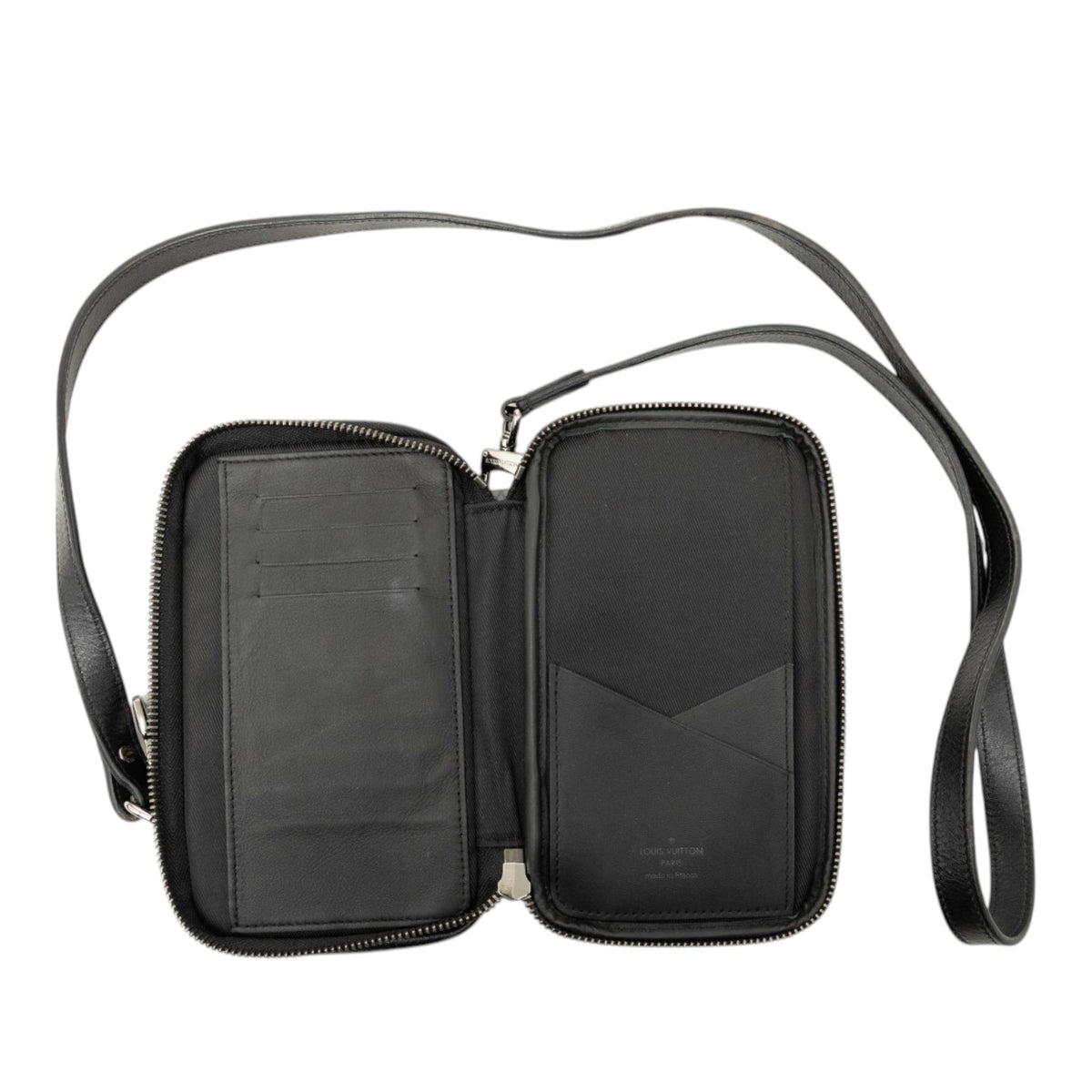 Louis Vuitton Monogram Eclipse Reverse Double Phone Pouch