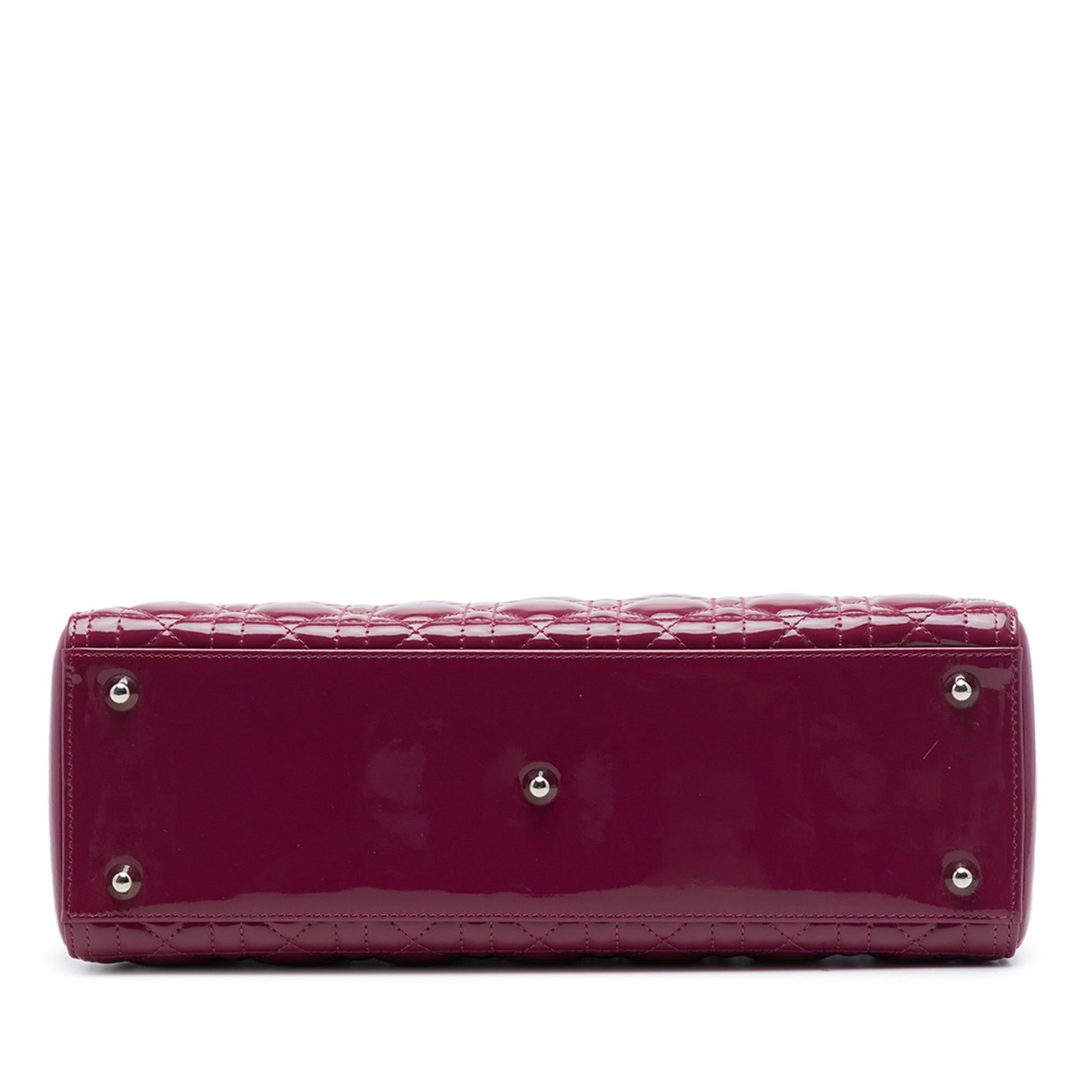 Dior Large Patent Cannage Lady Dior