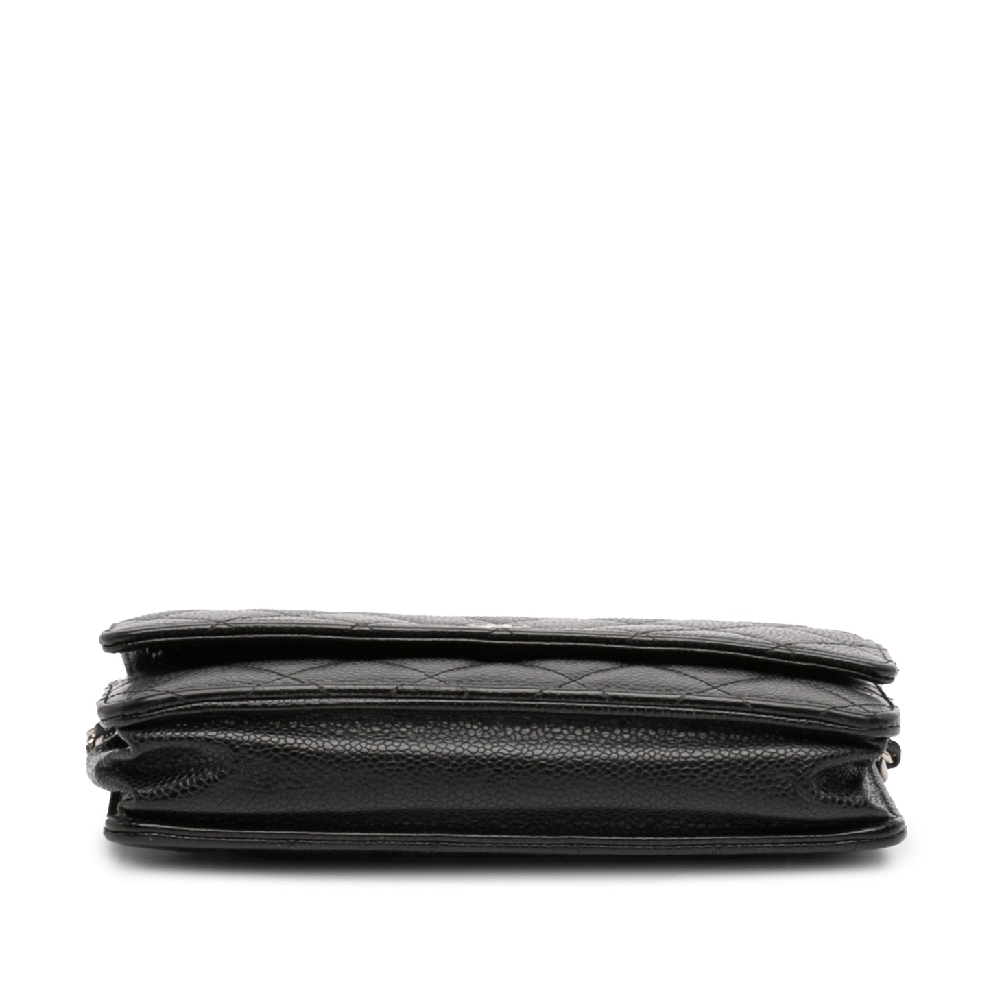 Chanel CC Quilted Caviar Wallet on Chain