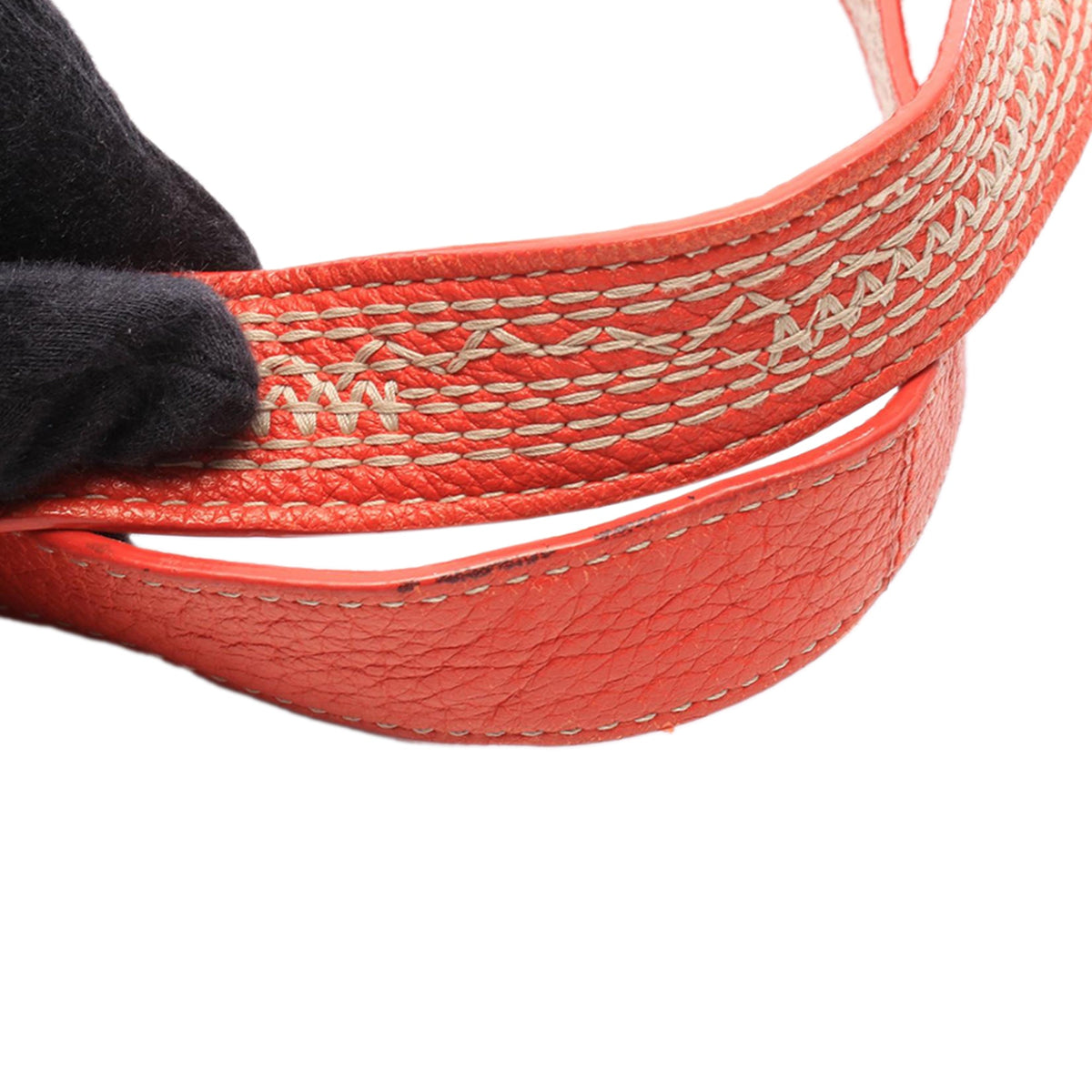Bottega Veneta XL Nappa Intrecciato Stitch Tote — Orange