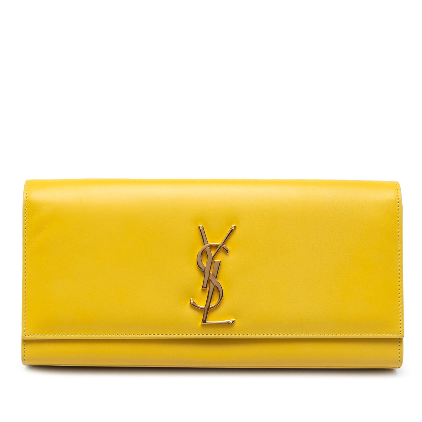 Smooth Leather Cassandre Clutch