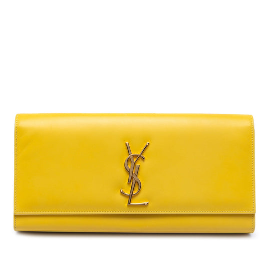 Smooth Leather Cassandre Clutch