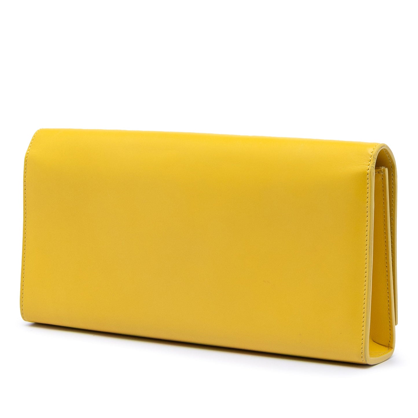 Smooth Leather Cassandre Clutch