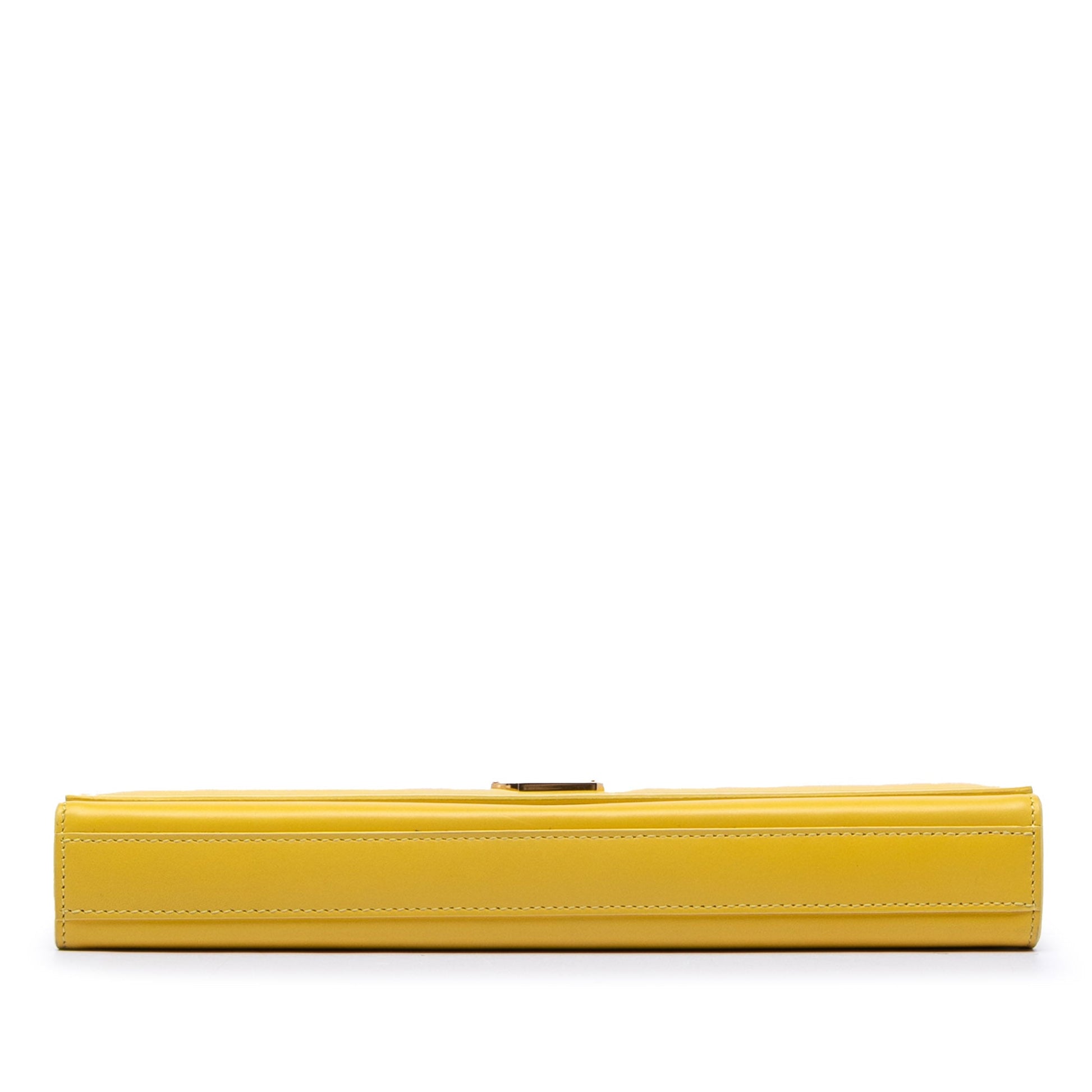 Smooth Leather Cassandre Clutch