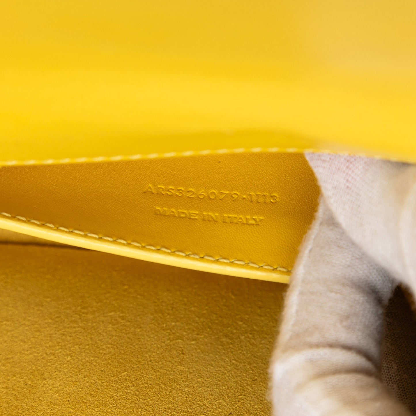 Smooth Leather Cassandre Clutch