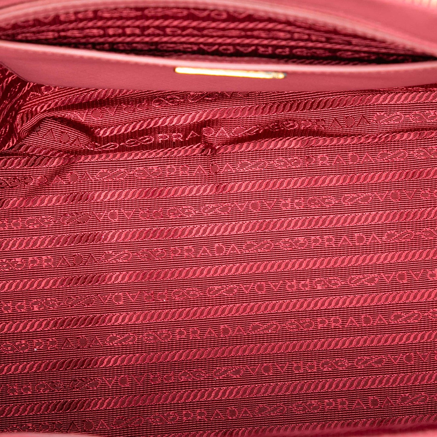 Prada Medium Saffiano Lux Galleria Double Zip Satchel