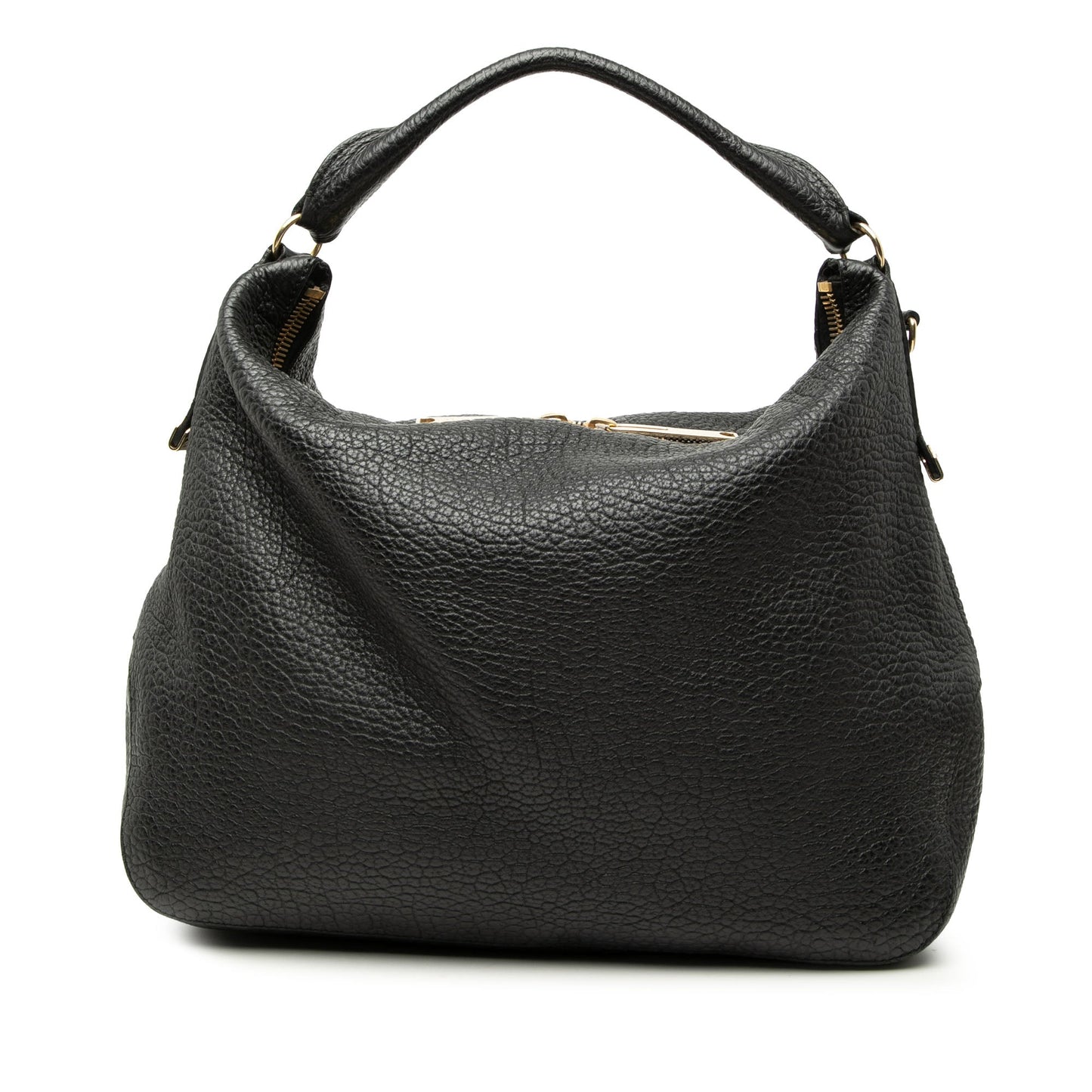 Burberry Grained Calfskin Heritage Ledbury Convertible Hobo
