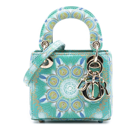 Dior Micro Calfskin In Lights Lady Dior