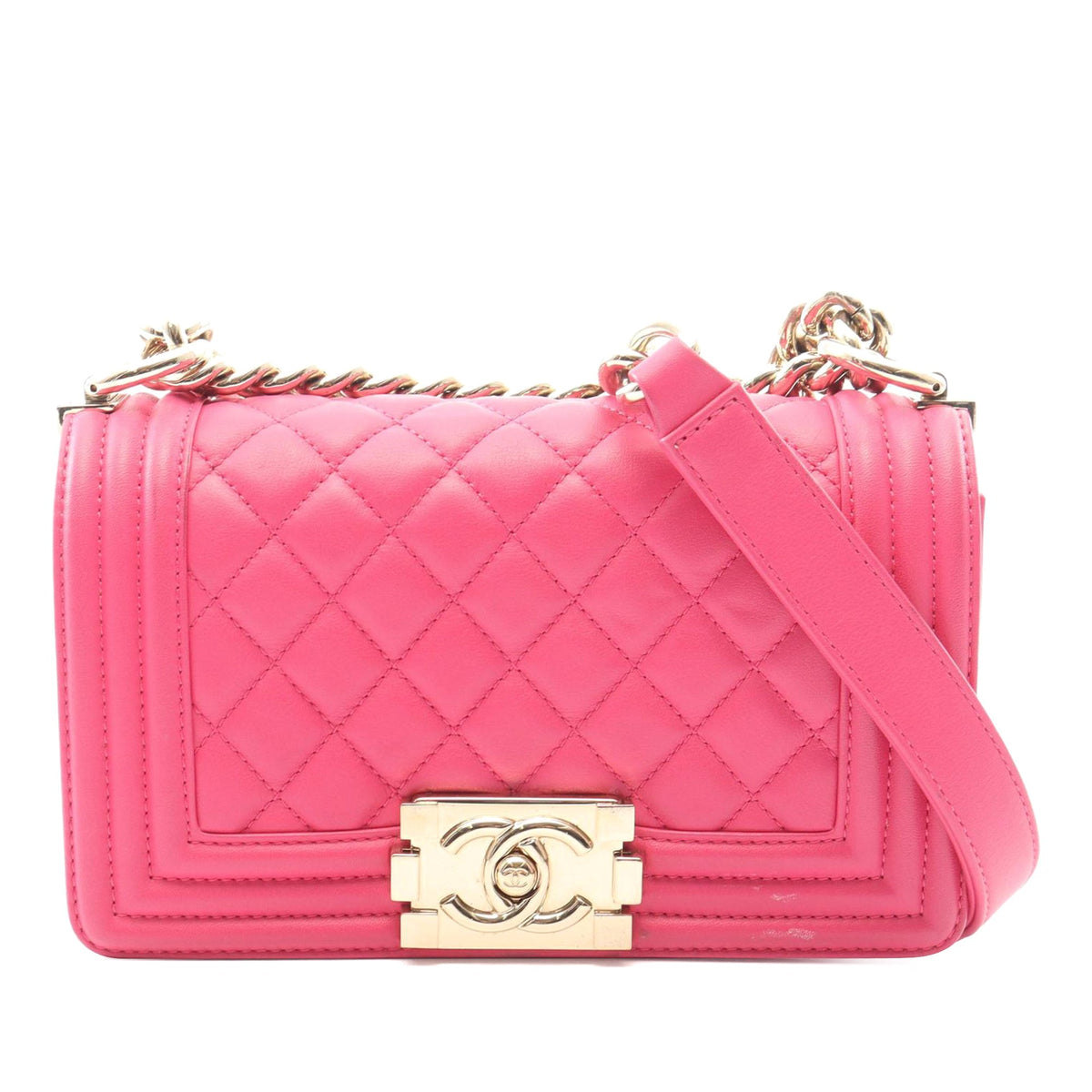 Chanel Small Quilted Lambskin Boy Flap