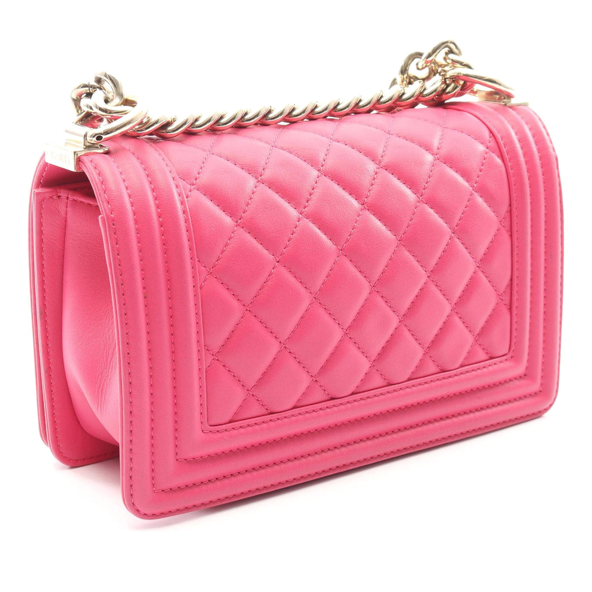 Chanel Small Quilted Lambskin Boy Flap