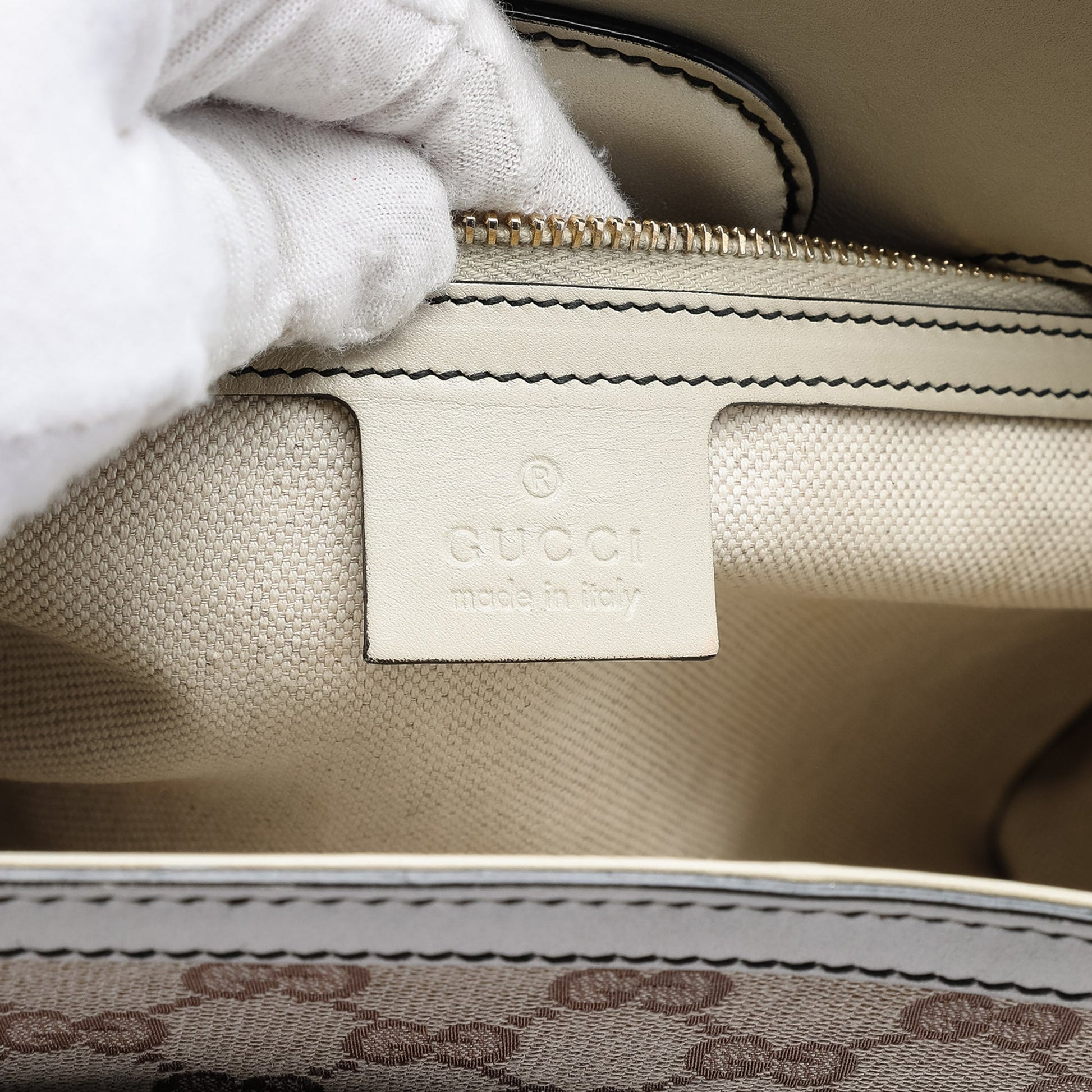 Gucci Large GG Canvas Emily Shoulder Bag