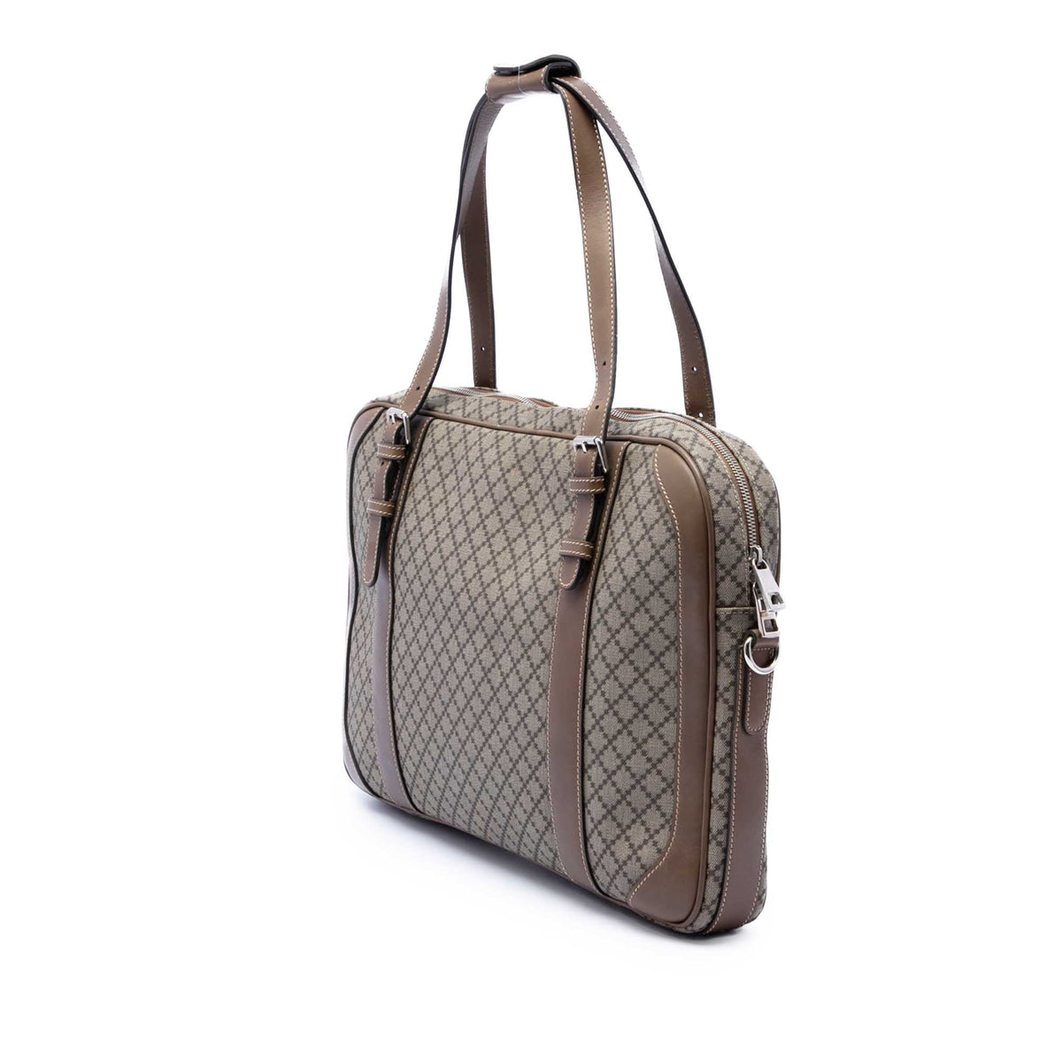 Gucci Diamante Coated Canvas Business Bag