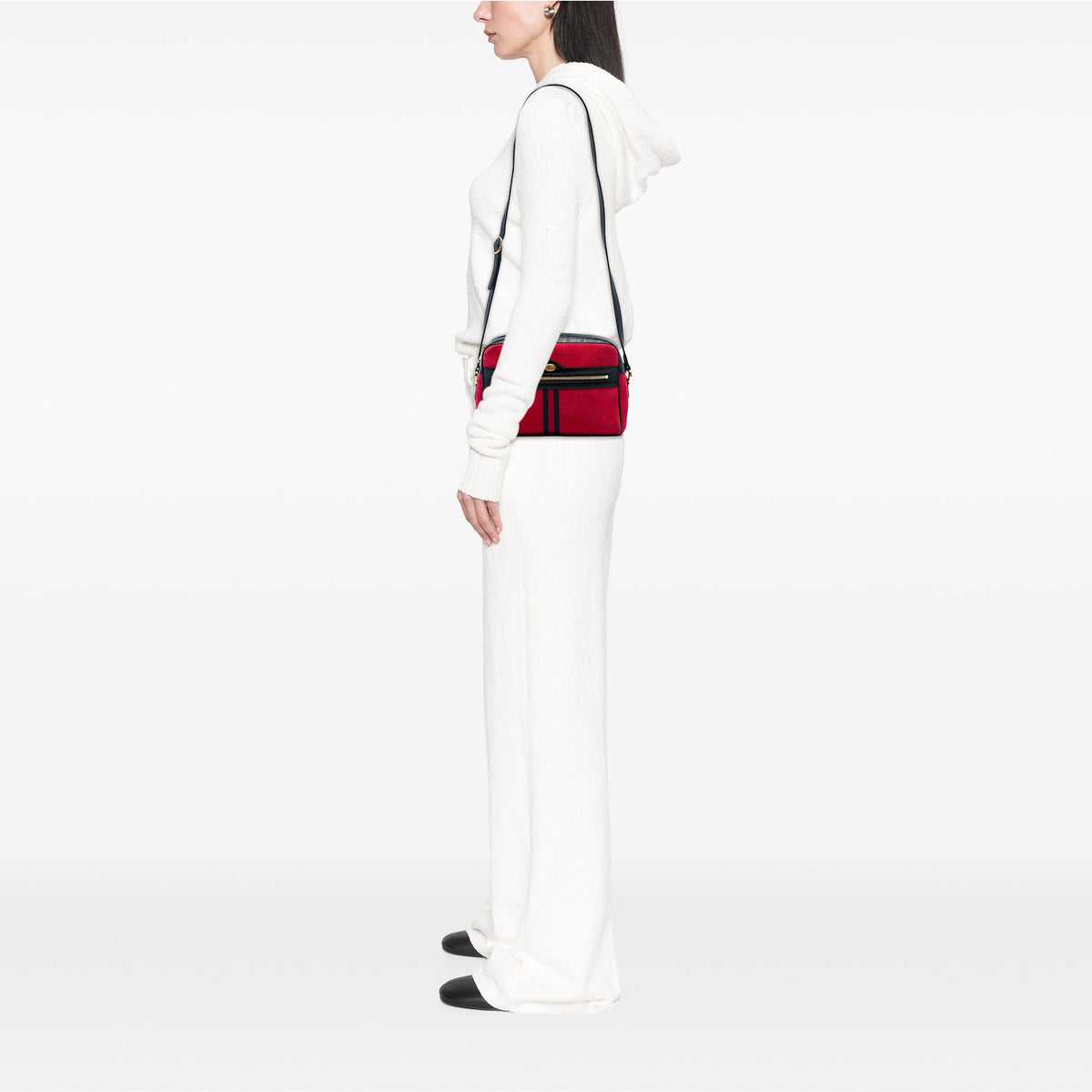 Gucci Suede Web Ophidia Crossbody