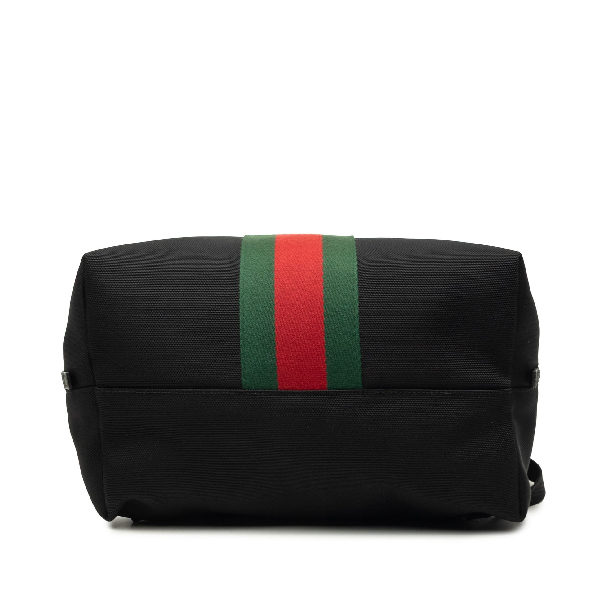 Gucci Canvas Techno Web Fold Over Backpack