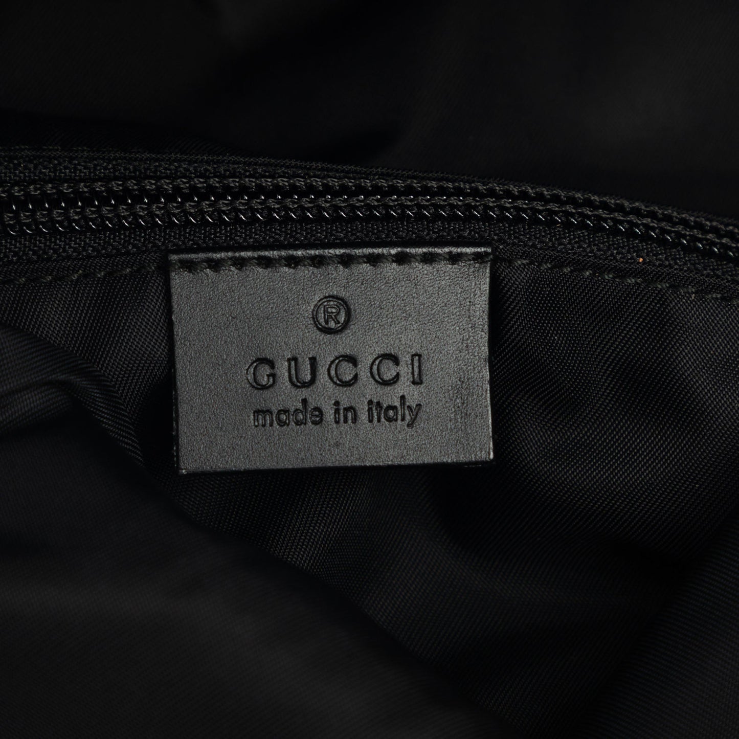 Gucci Canvas Techno Web Fold Over Backpack