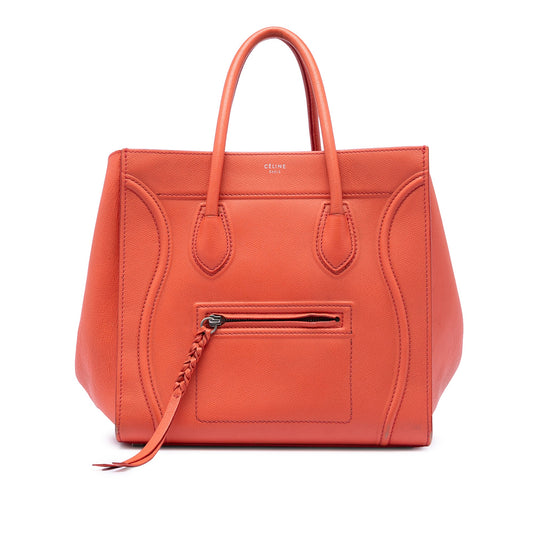 Celine Medium Leather Phantom Luggage Tote