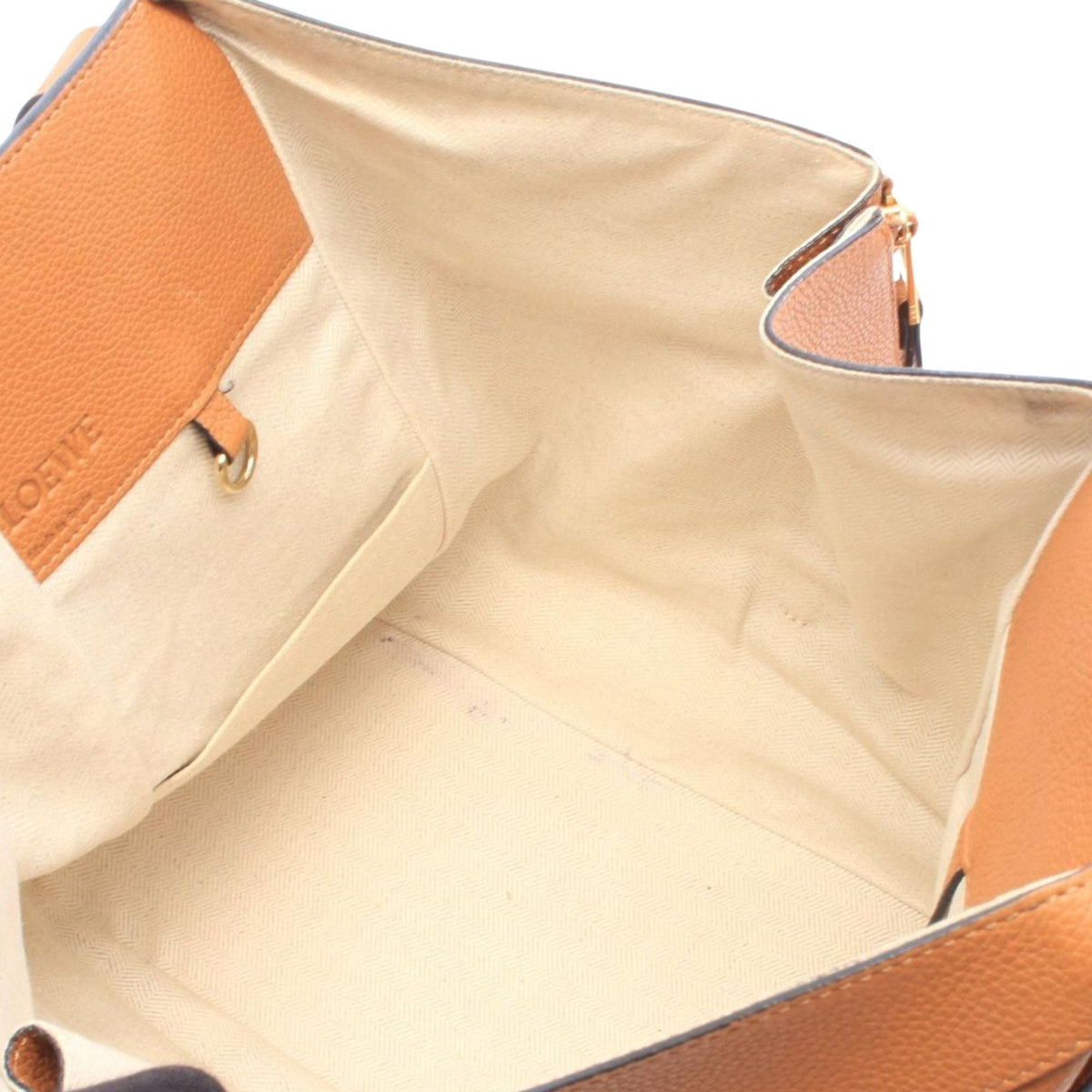 LOEWE Medium Soft Grained Calfskin Hammock — Brown
