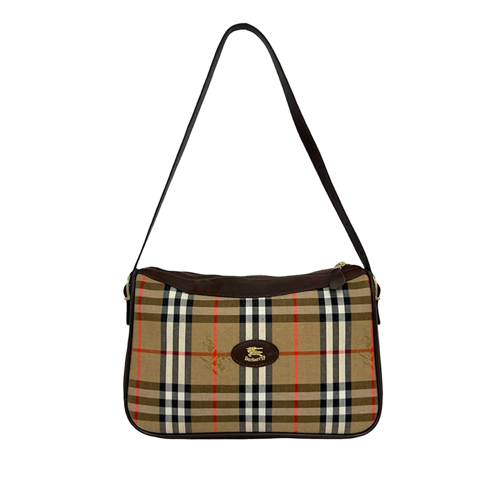 Burberry Haymarket Check Canvas Crossbody