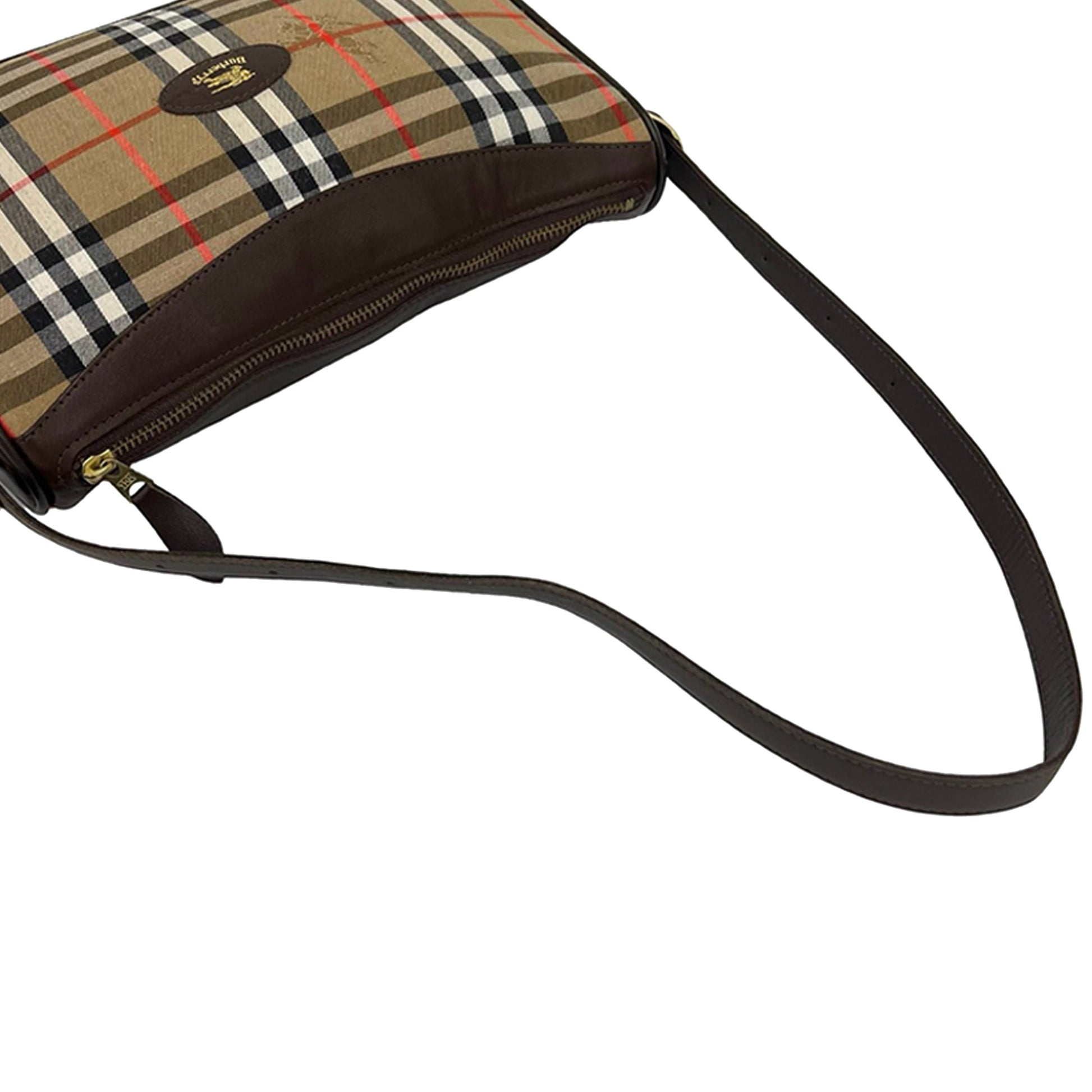 Burberry Haymarket Check Canvas Crossbody