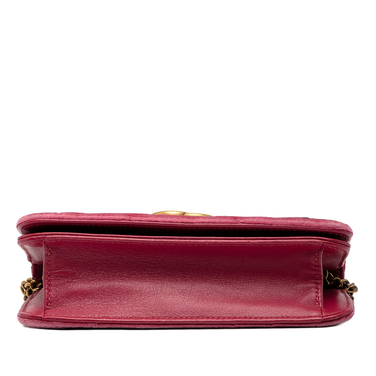 Gucci Mini GG Marmont Embroidered Matelasse Velvet Love Wallet On Chain