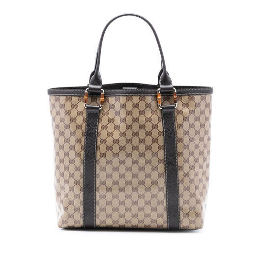 Gucci GG Crystal Bamboo Shopper Tote
