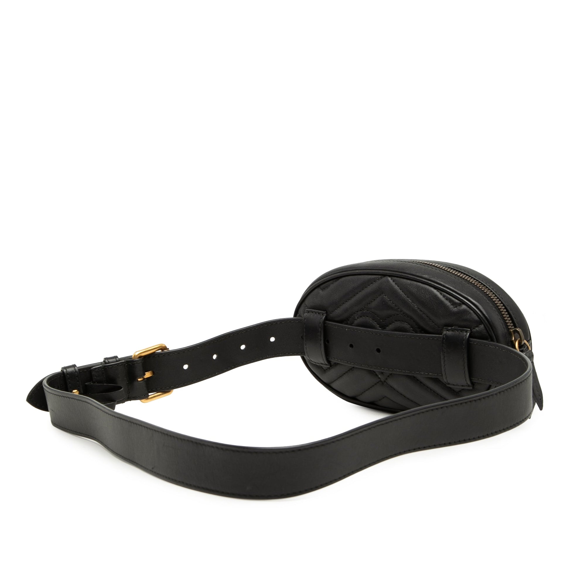 Gucci GG Marmont Matelasse Leather Belt Bag