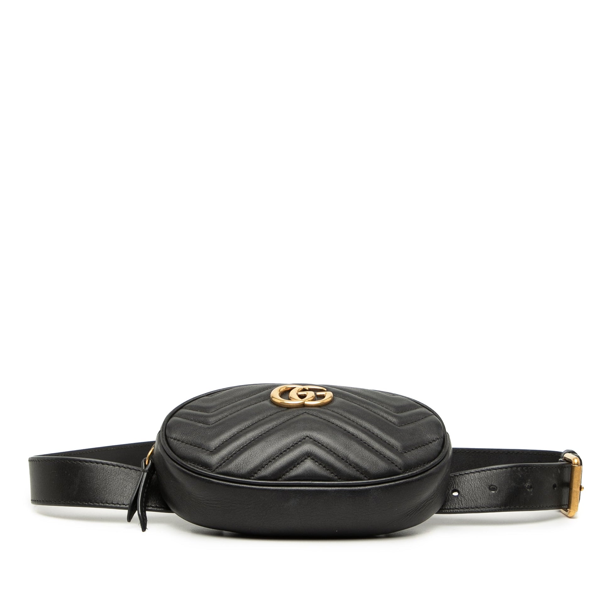 Gucci GG Marmont Matelasse Leather Belt Bag