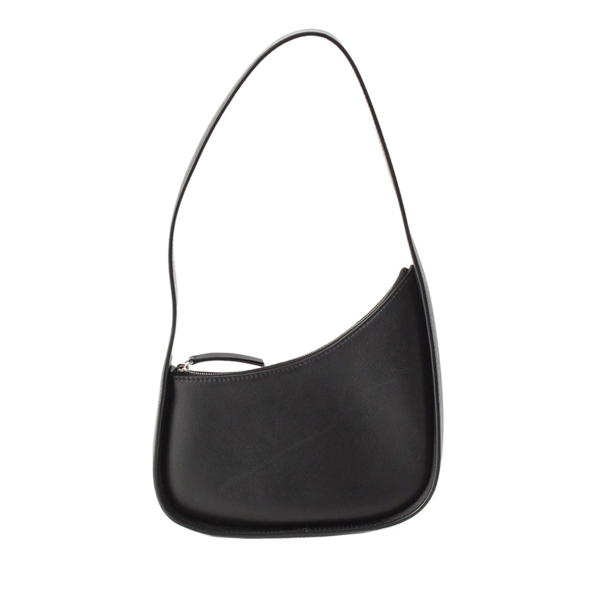 The Row Leather Half Moon Shoulder Bag