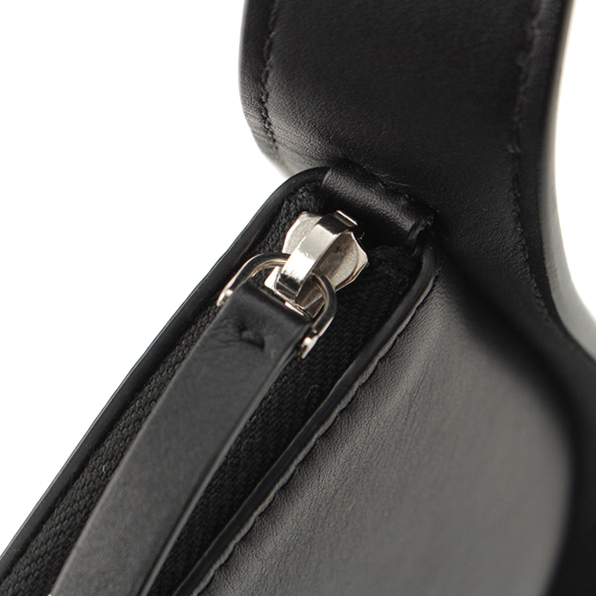 The Row Leather Half Moon Shoulder Bag
