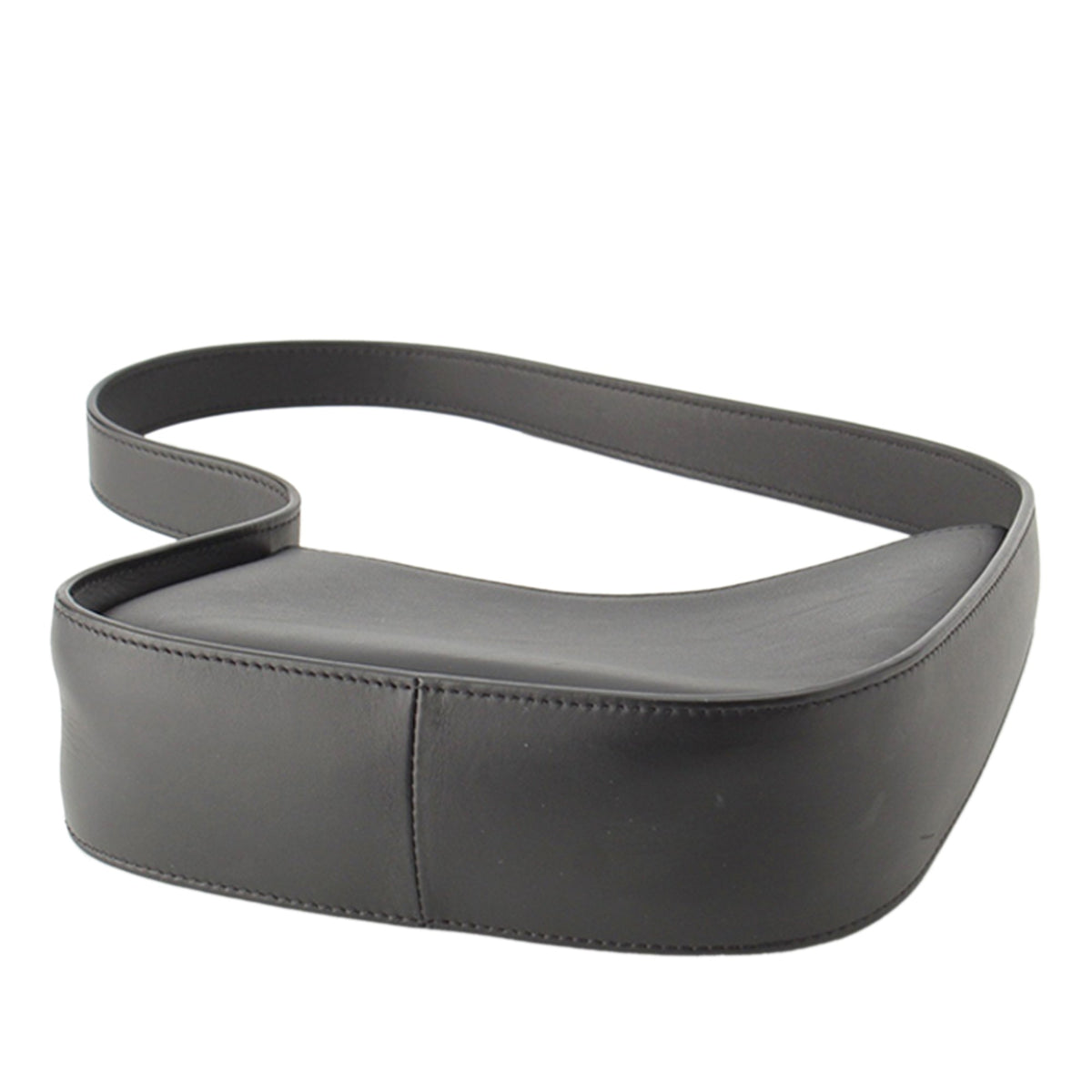 The Row Leather Half Moon Shoulder Bag